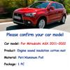For Mitsubishi ASX GA XA XB XC XD RVR 2011~2024 Engine Hood Sound Pad Heat Insulation Cotton Mat Liner Interior Parts Accessorie