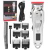 Electric Hair Clipper Rechargeable LCD Display Home Salon Men Adjustable Cordless Hair Trimmer with