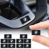 2/5/10Pcs Carbon Fiber Steering Wheel Car Logo Emblem 3D Stickers For M X5 X6 E90 E92 E93 F20 F21 F30 F31 F32 E60 E46 POWER