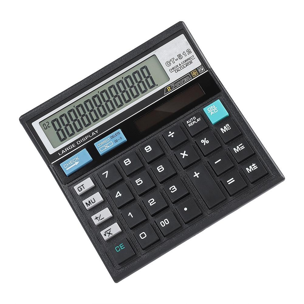 Former Data Check Solar Calculator 12-bit Large Screen Precise Data Solar Scientific Calculator