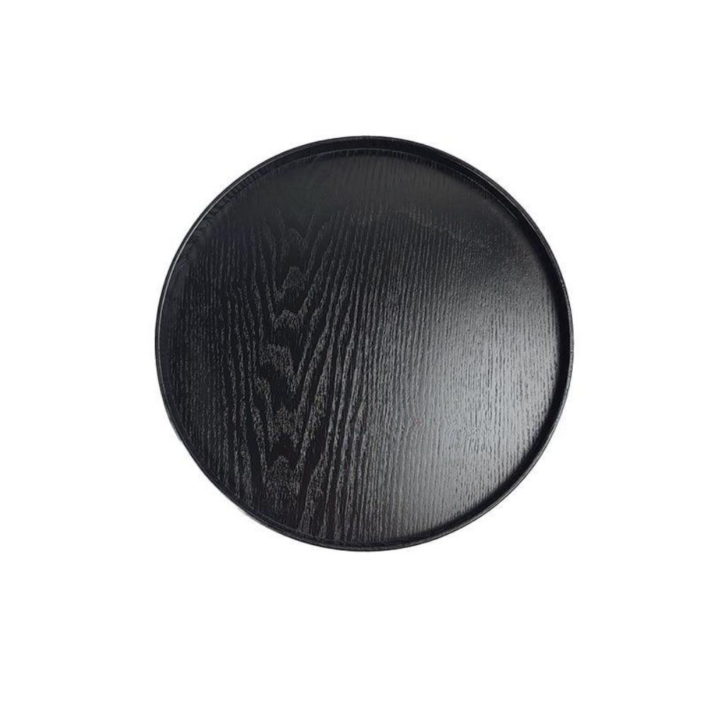 Simple Decorative Tray Natural Candle Holder Tray Multifunctional Wood Serving Tray Coffee Table