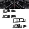 Car Window Control Lift Switch Panel Cover Trim Carbon Fiber for Mazda 3 CX-30 2024 2025 2022 2021 2020 Decoration Accessories