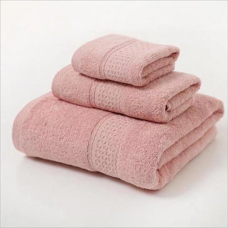 Long-staple Cotton Towel Bath Towel Square Towel Three Pieces Adult Towel Embroidery