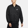 Nike Sportswear Heritage Essentials Solid Logo Print Reversible Cotton Jacket Men Jacket Black CZ9999-011