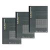 Plus Notebook A4 (No. 1) G-lined 5mm Grid 40 Sheets 3 Volumes NO-204GS-3P 76-755