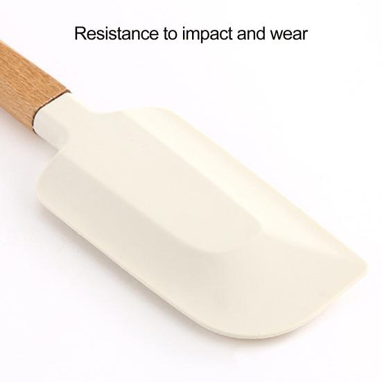 Spatula Heat Resistant Kitchen Gadgets Lightweight Kitchen Cooking Silicone Spatula Helpful Cooking Lightweight