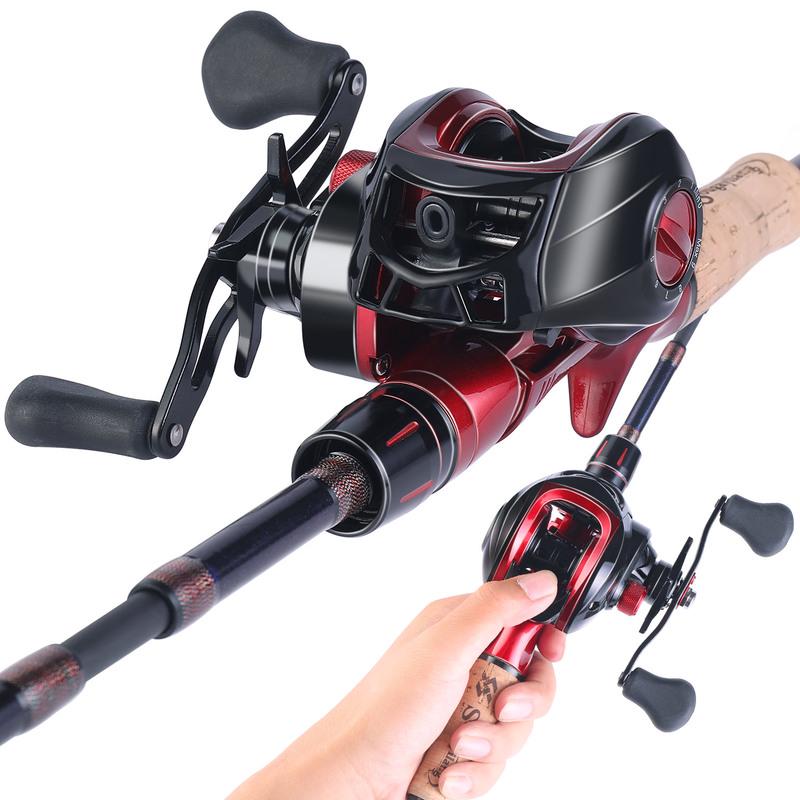 Комбинированные удочки и катушки Удочка для наживки 1,8 м/2,1 н с катушкой 17+1 BB для рыбалки в путешествиях