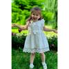 Baby Girl Dress Girl's Dress Birthday Party Wedding Dress Ruched Short Sleevelineddress