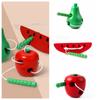 Worm Eat Fruit Worm Eat Fruit Educational Toy Pear Pear Funny Wooden Threading Toys  Children Kids