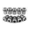 10pcsset ER20 High Precision Spring Steel Collet Set CNC Milling Lathe Tool