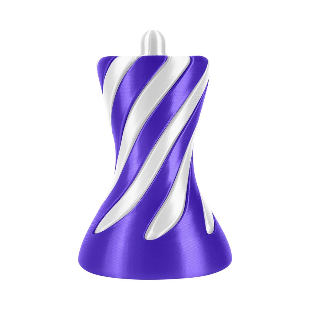 3d Printed Decompression Toy Spinning Spiral Penetrating Sculpture For Stress And Anxiety Relief