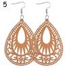 Jewelry Bohemian Wooden Earring Making African Pendant Dangle Earrings