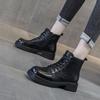 The First Layer of Cowhide Martin Boots for Women's Autumn and Winter 2025 New British Style British Style Short Tube Thick-soled Women's Leather B