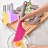 Silicone Cake Scraper Translucent Non-Stick Cake Cream Spatula Kitchen Cooking Pastry Scraper Mold Brush Tool Baking Accessories