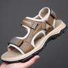 Fashion Sandals Men Summer 2024 New Designer Fashion Breathable Sports Drive Outside Wearing Fashion Causal Beach Shoes Male