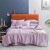European Classical Solid Color Style Silk Summer Quilt Single KING QUEEN Size Cool Breathable Soft Skin-friendly