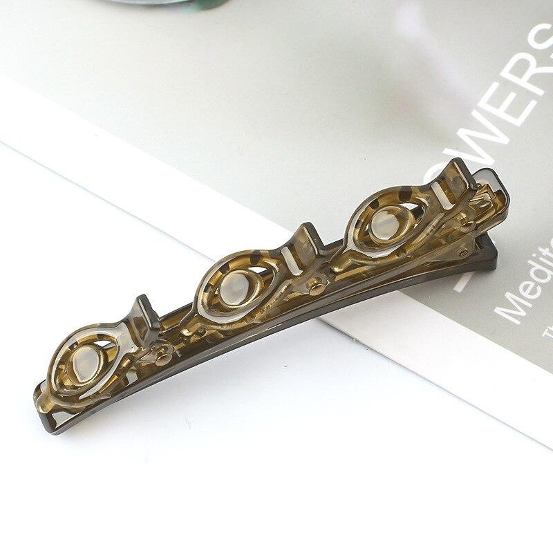 Double Layer Hair Braiding Hairpin Broken Hair Clip Women Girl Bangs Hairpin Korean Fixed Hair Clip Lazy Hair Style Accessories