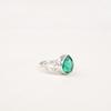 Chrome Diopside Gemstone 925 Sterling Silver Jewelry Handcrafted Promise Ring RR-46-20