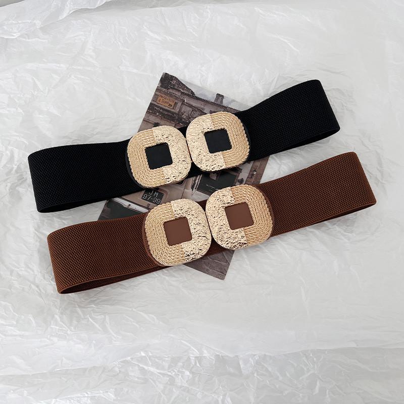 Высококачественный женский широкий пояс из искусственной кожи для модных летних нарядов