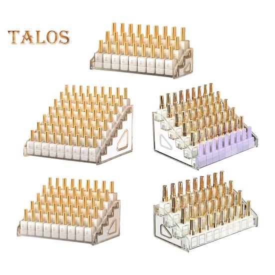 Nail Polish Organizer Acrylic Display Rack Transparent Design Multipurpose Sunglasses Organizer Essential Oils Holder