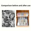 5 Grids Large Clear Plastic Cable Organizer Box Compartment Storage Case Wires Batteries Office School Home Desk Accessories