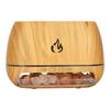 Flame Fire Salt Rocks Diffuser Humidifier Wood Grain Simulation Oil Humidifier Aromatherapy Machine
