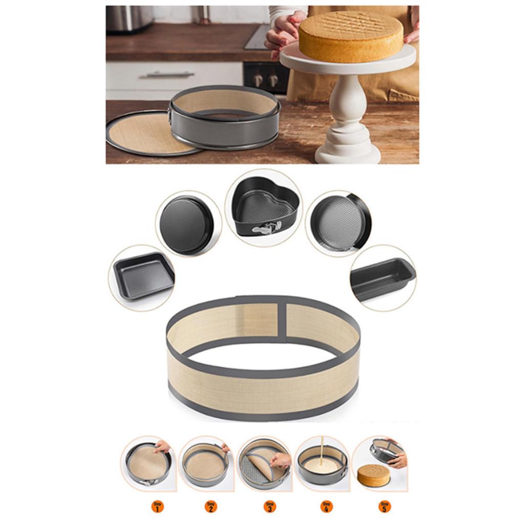 1Set Silicone Baking Liners Reusable Baking Dish Non-Stick Food Safe Silicone Mats Heat-Resistant Bread Grilling Platter for Baking Kitchen Tools