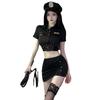 Sexy Cosplay Uniform Seduction Adult Products Sexy Police Buttocks Skirt Women's Nightclub Sex Lingerie Suit