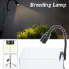 LED Aquarium Spotlight Fish Tank Clamp Light for Aquatic Plants Coral Adjustable Rainforest Decoration Lighting for Fish Tanks