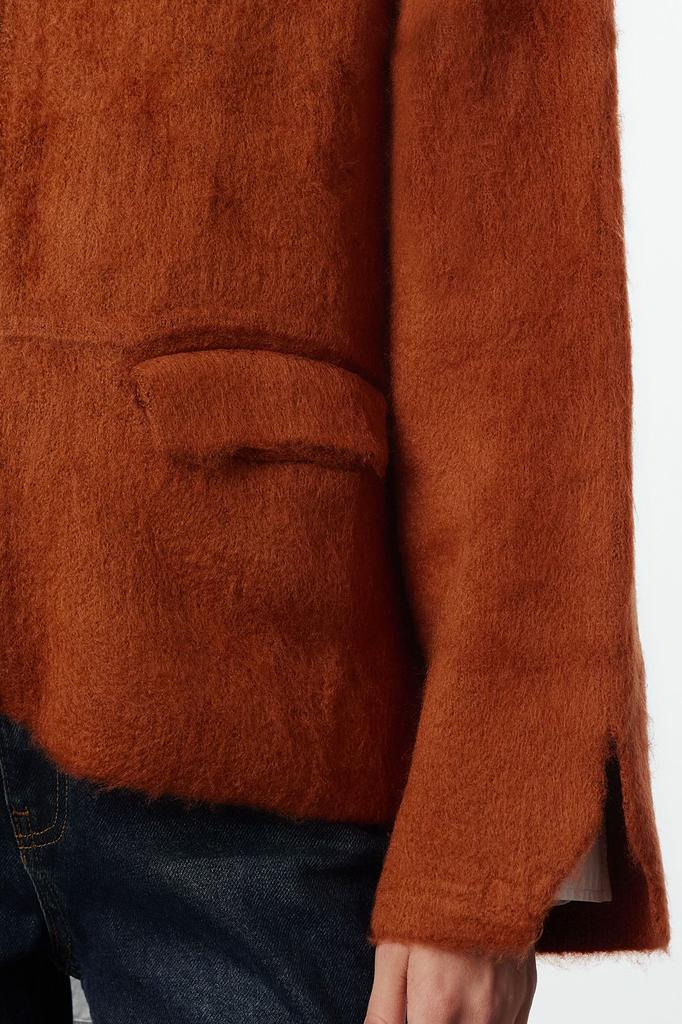 Women's Fashion Stylish Cardigan Brown Soft Textured Coat Knitwear Cardigan