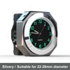 Universal Luminous 22-28mm Clock Motorcycle Handlebar Mount Waterproof Timetable for Scooter Bicycle Modified Watch Accessories