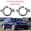 H7 LED For Benz C-Class W204 CLA-Class C117 ML-Class GLE-Class Car Headlight Bulb Base Adapter Retainer Headlamp Socket Holder