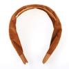 SAIMI JEON SAIMI SIGNITURE CORDUROY HAIR BAND Teddy Brown