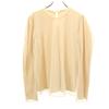 CLANE Long Sleeve Mesh Layered Cut 2 Beige Tops Women Used