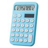 Desktop Calculator Solar Powered Battery Operated 12 Digits Non-slip Oval Buttons Large LCD Display Finance Student Calculator Office Supplies