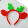 Velvet Rudolph Headband Red Christmas Party Props