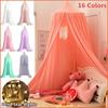 Kids Mosquito Net Baby Crib Curtain Hanging Tent Home Decor Living Room Bedroom Corner Bed Decor Girl Princess Mosquito Net 16colors