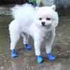4Pcs WaterProof Pet Socks Rubber Pet Dog Rain Boots Pet Supplies Dog Rain Shoes  Puppy