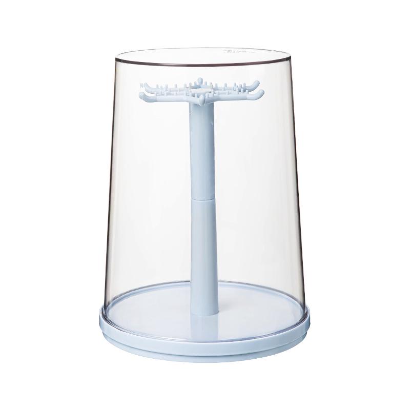 Rotating Labubu Plush Doll Display Box & Charm Stand