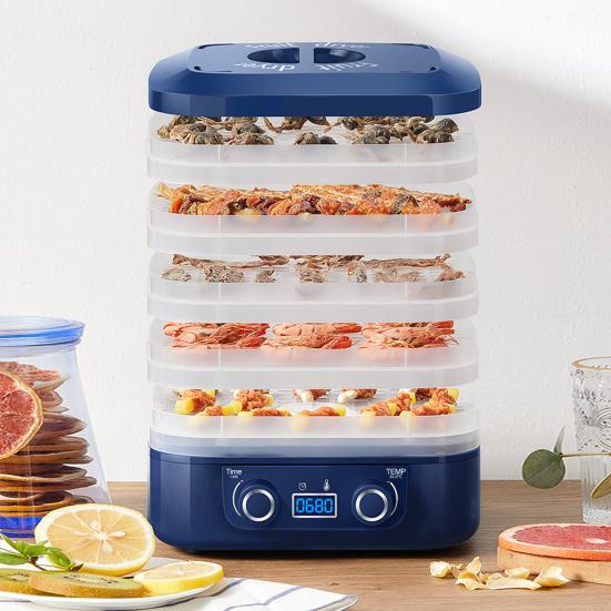 Temperature Control Food Dehydrator Machine with Adjustable Timer BPA-Free Large Capacity 5 Layers US Plug Food Fruit Dehydrator