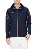 Mizuno Куртка MC Line Tech Shield Training Deep Size Size L, Ветрозащитная, Водоотталкивающая, Эластичная, Темно-синяя, 32MC2653,