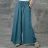 3XL 5XL Plus Size High Waist Long Pants for Women Clothing 2024 Summer Solid Casual Wide Leg Trousers Fashion Korean Female PANT