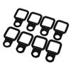 8Pcs RV Cargo Hook Tie Down Ring Metal Pull Hook Lashing Ring Heavy Load D Ring Trailer Anchors