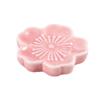 Chopstick Rest Sakura Shape Ceramic Chopstick Holder Versatile Tableware Holder for Home Kitchen Restaurant