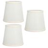 3Pcs Table Lampshade Hand Crafted High Transmittance Soft Cloth Highly Durable Safe Design Small
