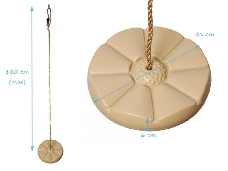 Swing Plate Flower - Yellow