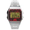 Timex T80 X Space Invaders 34mm Quartz Stainless Steel Strap Silver Casual Watch (Model: TW2V30000YB)