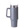 40oz Straw Insulated Tumbler with Handle Portable Water Cup Stainless Steel Vacuum Thermal Insulated Mug for Cold Hot Beverages