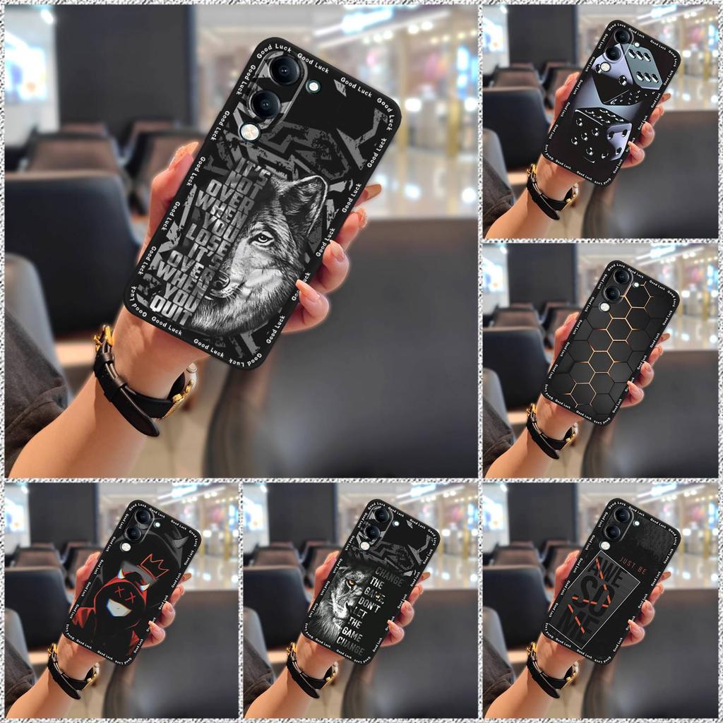 Anti-knock Cartoon Phone Case For VIVO Y04 4G/Y29S Graffiti Silicone Dirt-resistant Soft Case Shockproof Full Wrap TPU