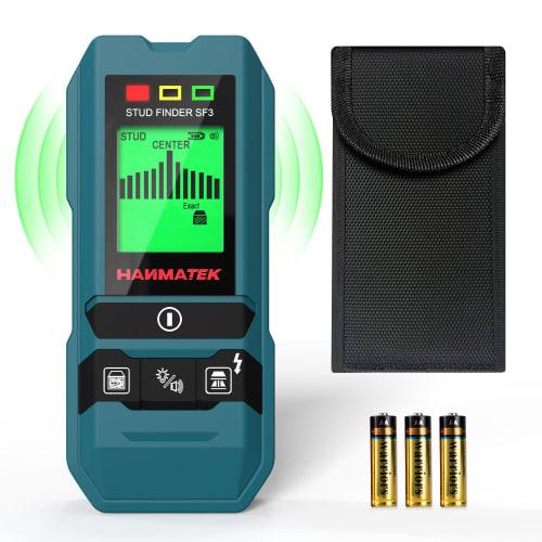 HANMATEK Substrate Detector, Substrate Checker, Wall Back Sensor with Depth and Distance Display, 6-in-1 Mode, Grade Wood Precision Mode, Double-Heade